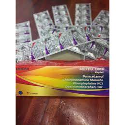 Meffu DMP / 100 kaplet Obat Flu Panas Demam Batuk Pilek tablet mefu DMP