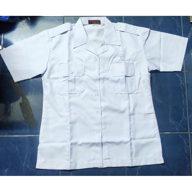 BAJU PUTIH WANITA PENDEK KEMENKUMHAM (PDH3)
