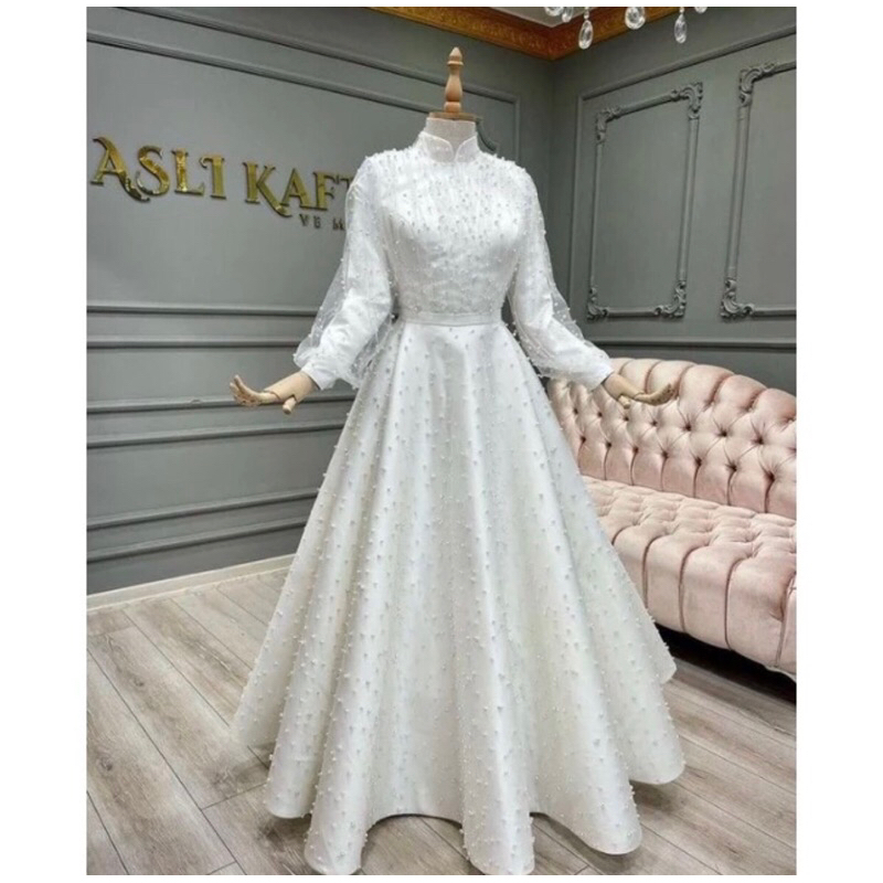 gaun pesta lebaran-dress kondangan-gaun wisuda-gaun lamaran-gaun lamaran-gaun preweding-gaun bridesm