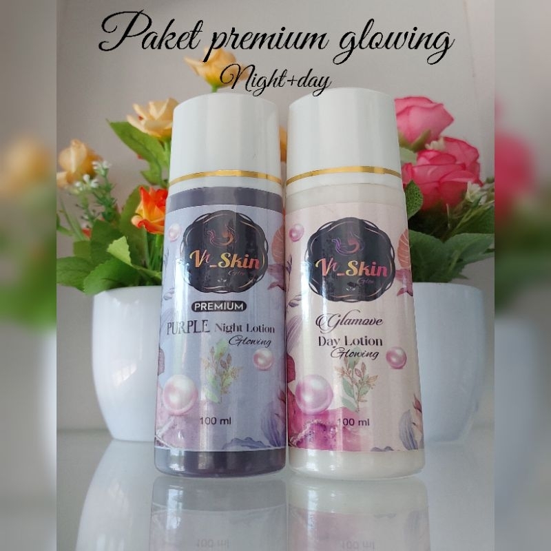 hb ungu glow+day glowing pemutih badan