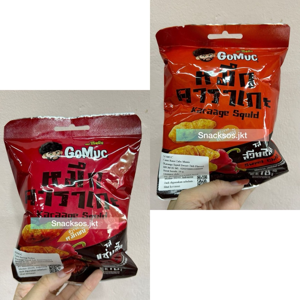 

GOMUC KARAGE KARAAGE SQUID ZAB ZEED SPICY / SWEET CHILI THAILAND JUHI