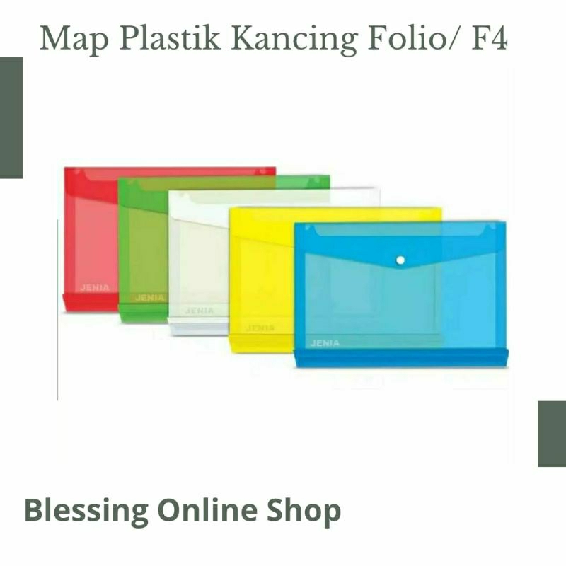 

Map Plastik Kancing Folio/ F4