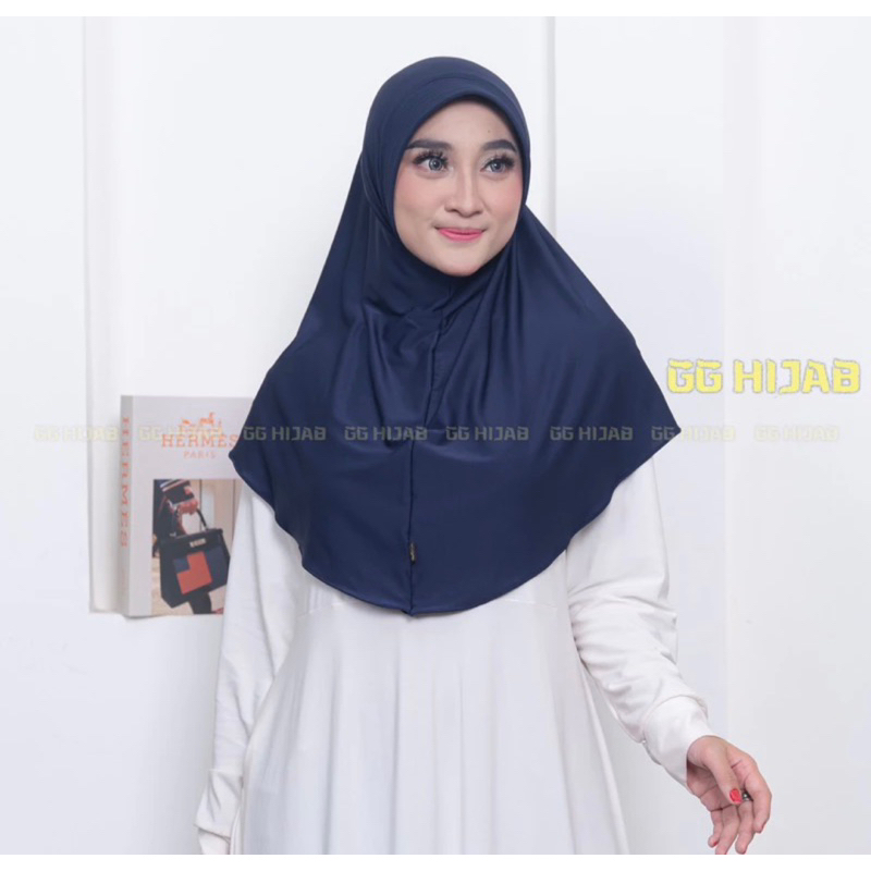 HIJAB INSTAN HAMIDAH SIZE L// HIJAB BERGO sport// Kerudunf Olaharaga