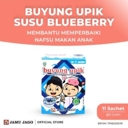 

Buyung Upik Susu Blueberry Jamu Herbal Membantu Meningkatkan Nafsu Makan Anak