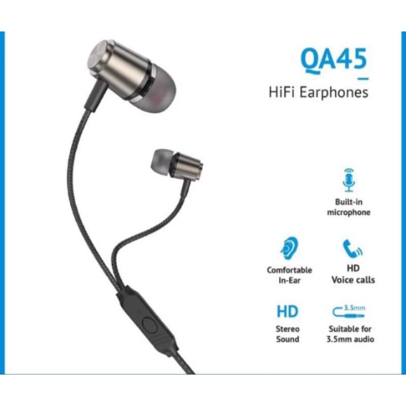 FOOMEE QA45 Headset Earphone HD Sound