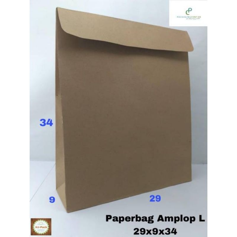 

KELIPATAN ORDER 20 PCS / Paper bag Amplop ukuran 29x9x34 / Paper bag Amplop L / Paper bag ukuran 29x9x34
