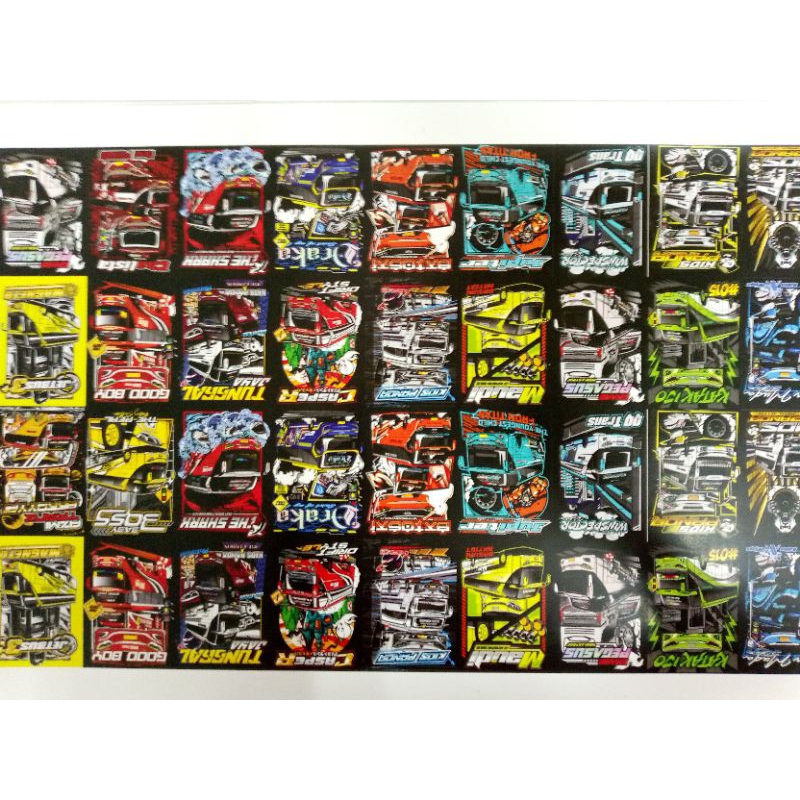 

Sticker Bus Basuri Kids Panda ,CHANA mix isi 36 pcs