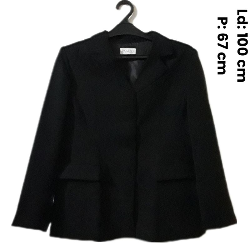 BLAZER HITAM LENGAN PANJANG | BLAZER WANITA