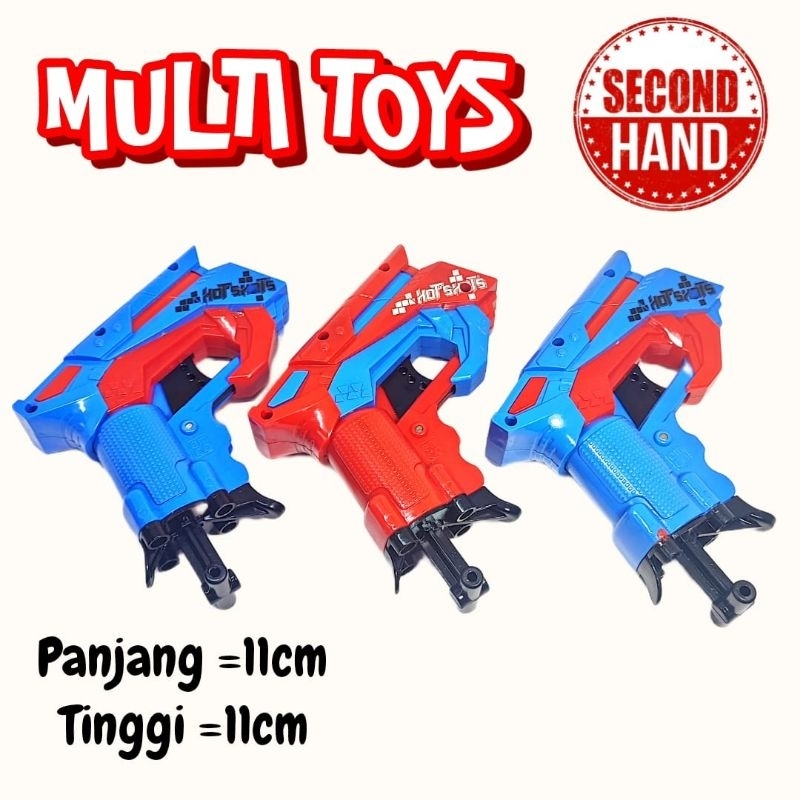 Mainan anak tembakan pistol peluru busa NERF HOT SHOT import premium murah second preloved bekas
