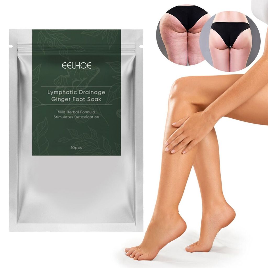 FOOT DETOX HERBAL FORMULA -  EELHOE Lymphatic Drainage Ginger Foot Soak