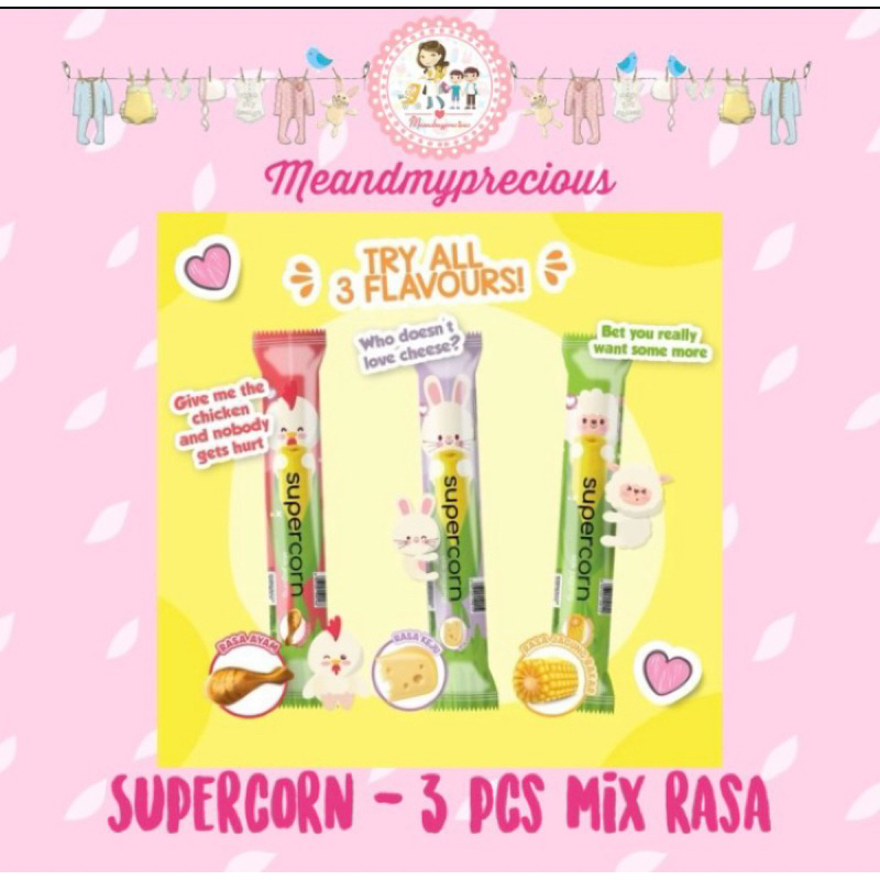 

MMP - Supercorn Stick Jagung Rasa Ayam keju jagung bakar 3pcs mix rasa