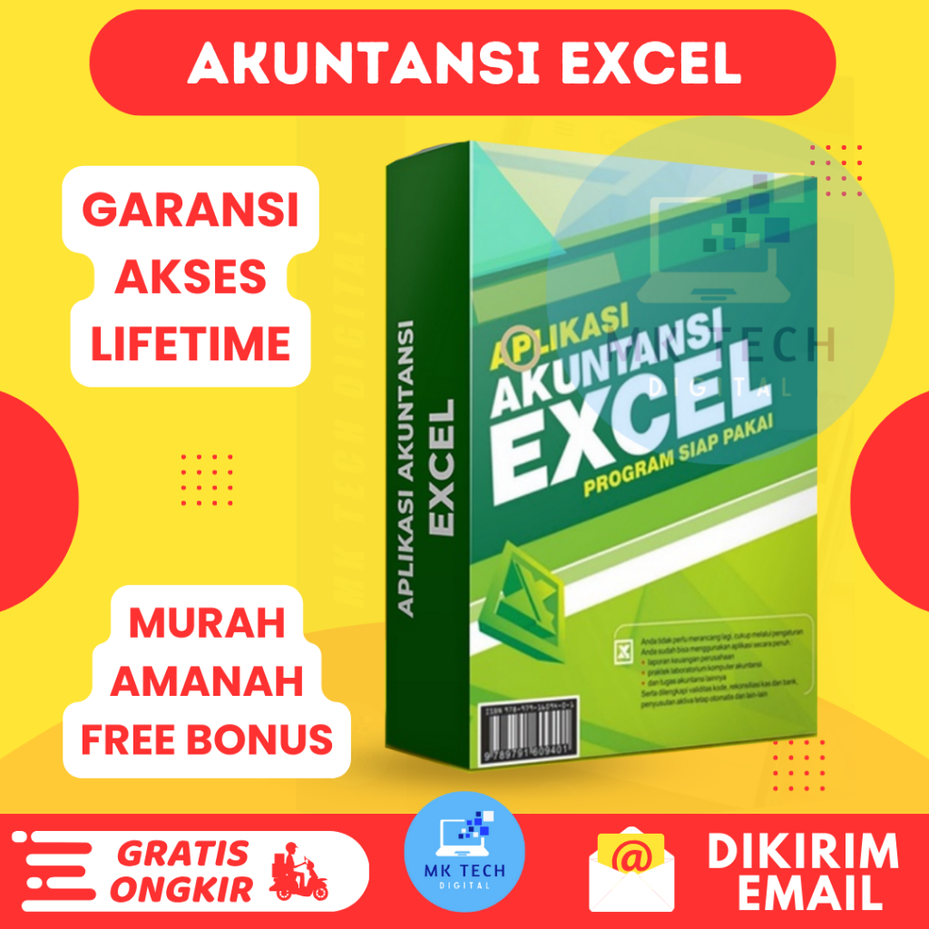 APLIKASI AKUNTANSI EXCEL Program Siap Pakai - Aplikasi Akuntansi Format Excel Terintegrasi