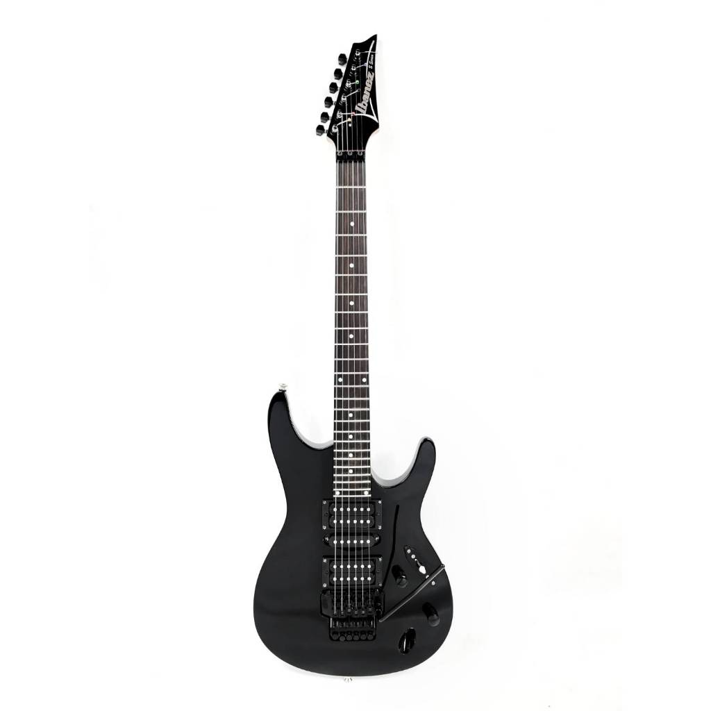 Gitar Elektrik Merk Ibanez Tipe S Series Warna Hitam / Black Bonus Tas dan Kabel Jack Listrik Murah