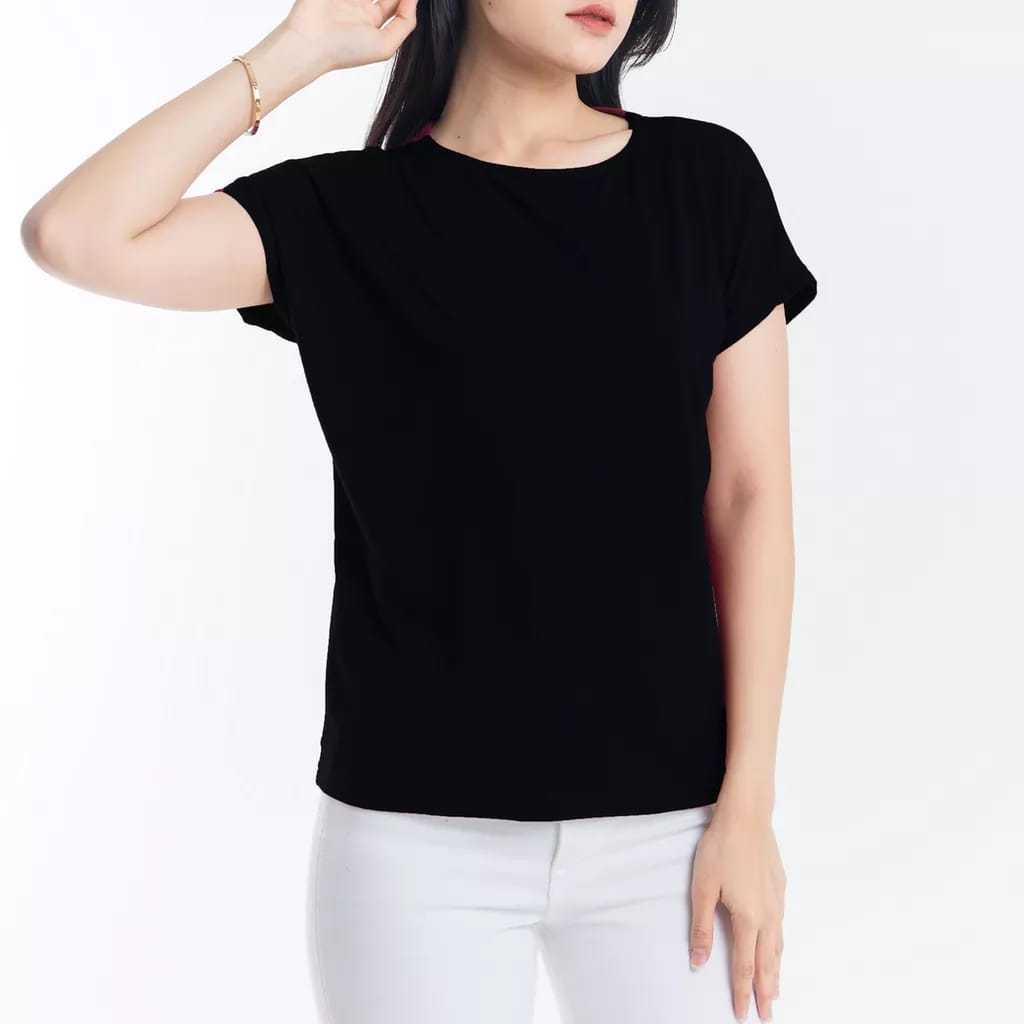 Baju Kaos Korea Wanita Dewasa Yukensi Bahan Cotton