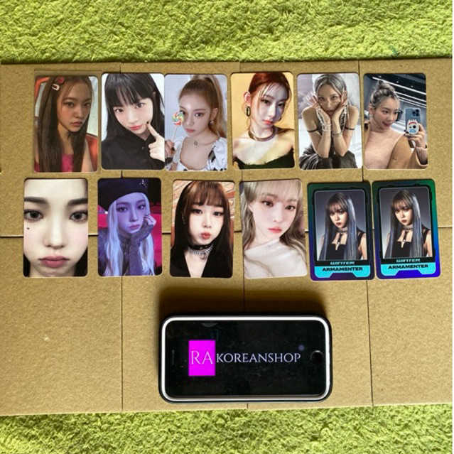 [READY] GIRL GROUP PHOTOCARD OFFICAL aespa le sserafim itzy taeyeon yeri rv karina ningning giselle 