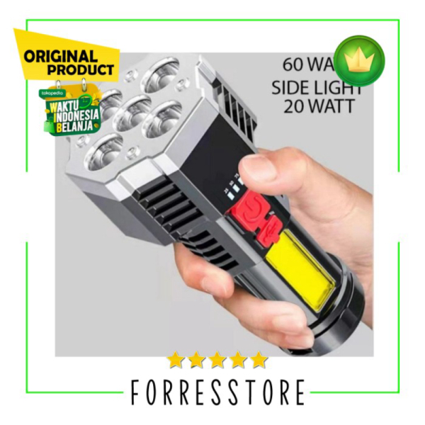 Jual Senter 5Led Led Cop Original Diskon