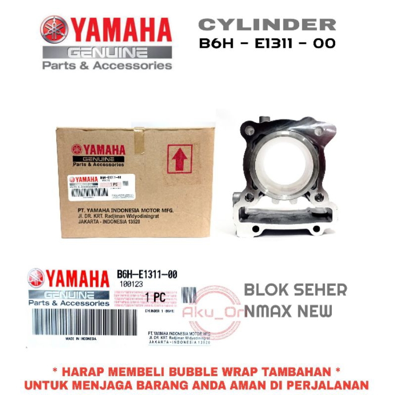 BLOK SEHER NMAX NEW B6H-E1311-00 YGP Boring NMAX New Yamaha Original