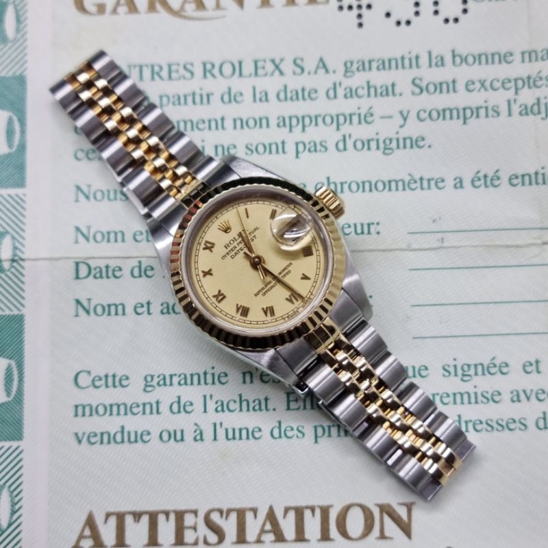 Rolex Lady Datejust 28mm Oyster Perpetual Wanita Otomatis
