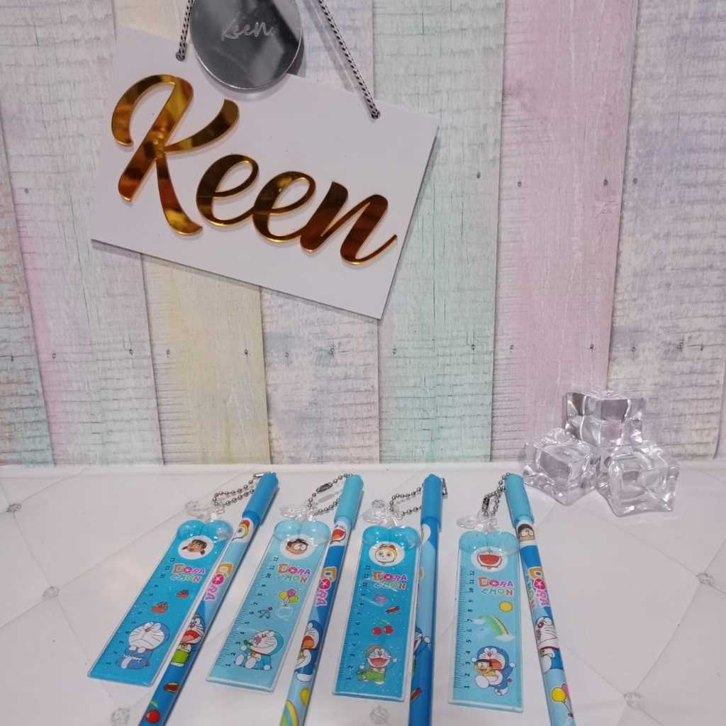 

PENA BALLPEN PEN GEL motif gantung garisan DORAEMON 1BUAH PULPEN