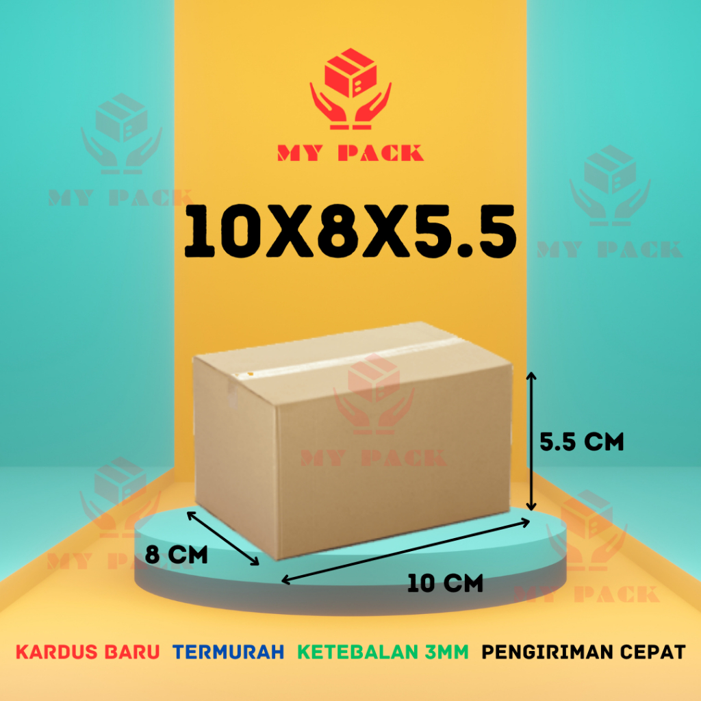

Kardus 10x8x5.5 Baru I Tebal I Kuat