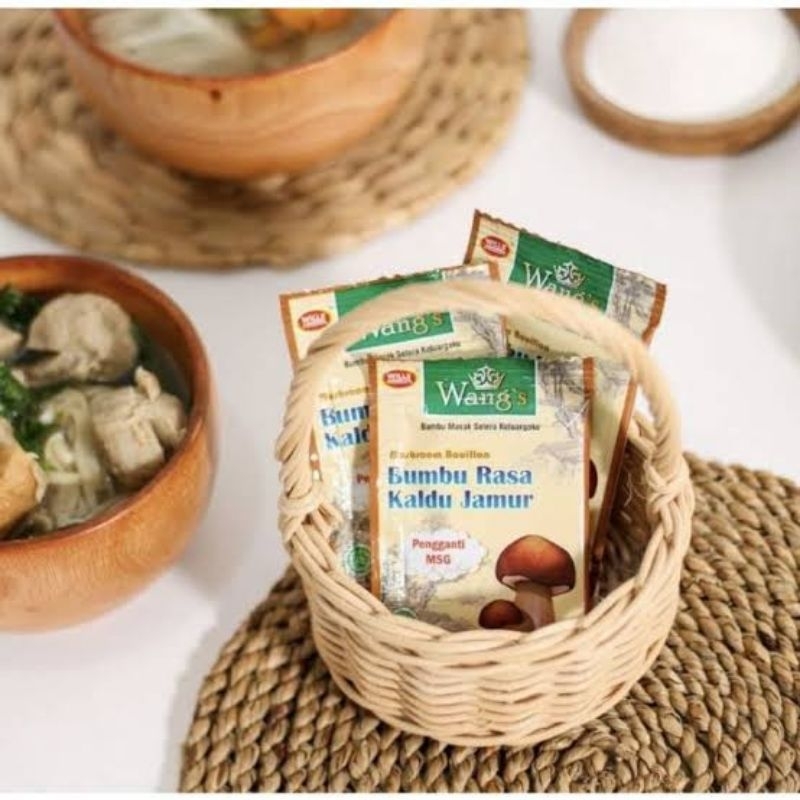 

KALDU JAMUR WANGS/PENGGANTI MSG KEMASAN 6 GRAM SACHET KECIL