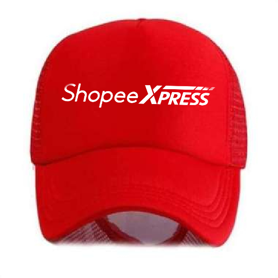 Topi Jaring Shopee Xpress Terbaru Custom / Topi Shopee Xpress