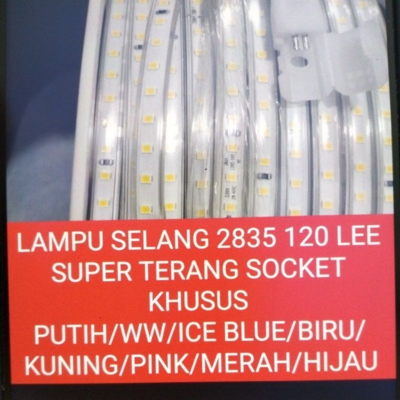lampu selang 2835 120 led per satu meter
