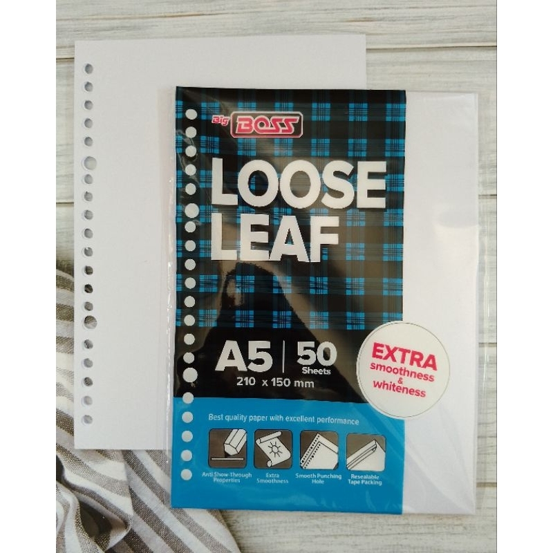 

50 LEMBAR ISI BINDER A5-50 POLOS BBO