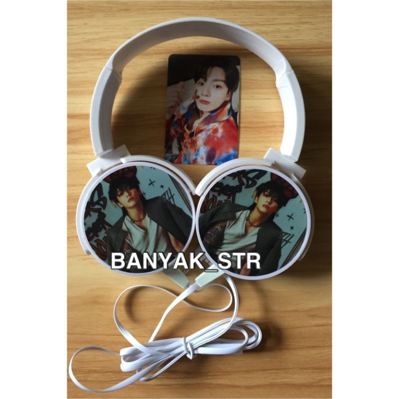 [Ready stock] HEADPHONE JUNGKOOK BTS / HEADSET JUNGKOOK BTS / HANDSFREE JUNGKOOK BTS