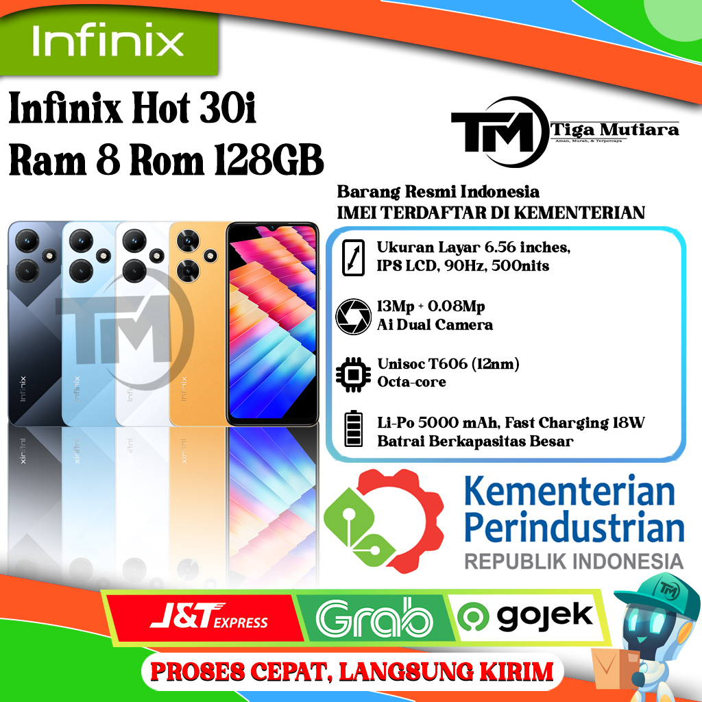 Infinix Hot 30i Ram 8 Rom 128GB