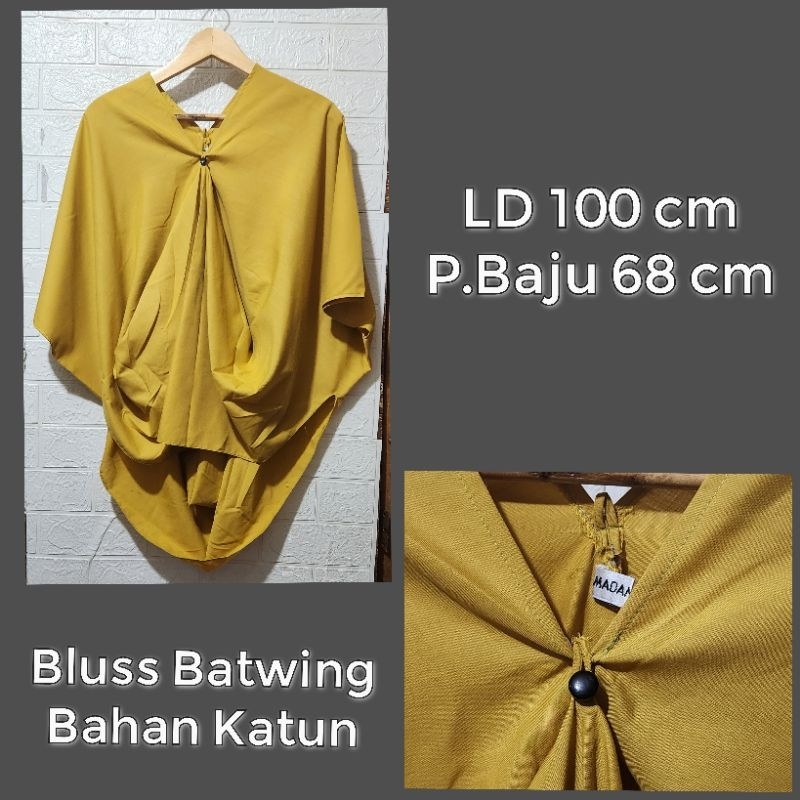 Preloved Bluss Model Batwing - Mustard