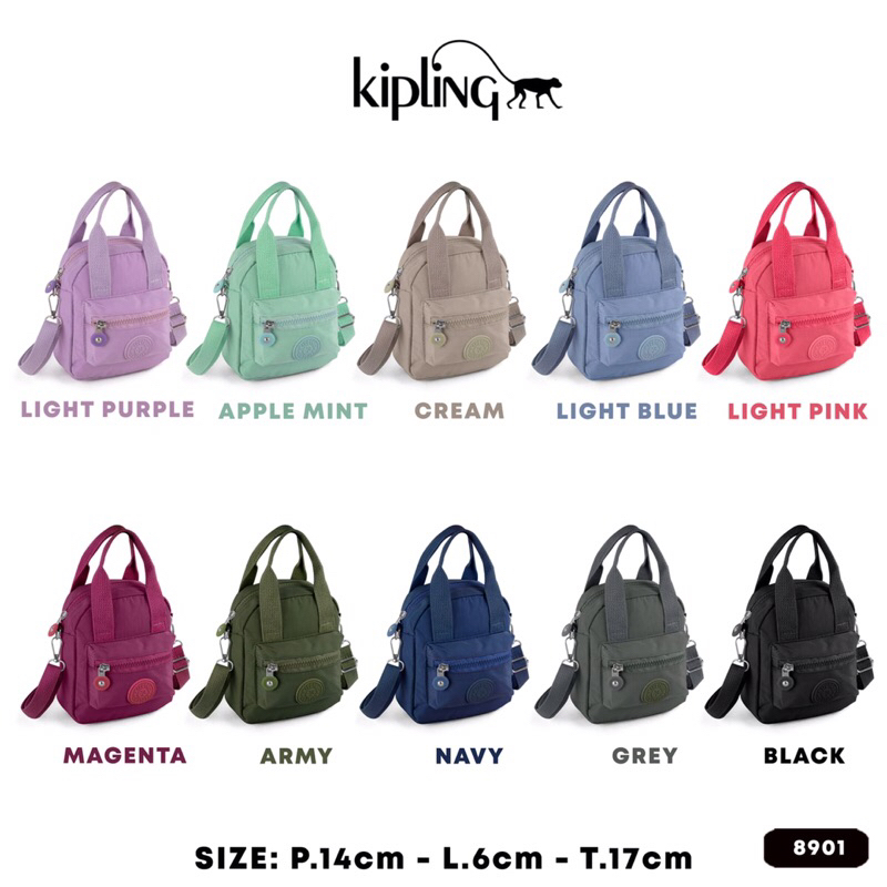 tas selempang dan hand bag kipling 8901