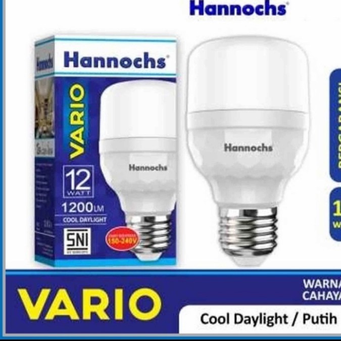 Hanoch Lampu LED Hannochs Bohlam LED Hanoch Vario 12 Watt Putih Garansi
