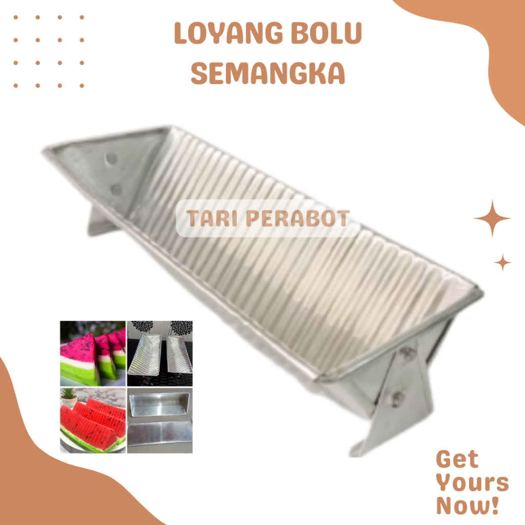 cetakan bolu semangka/loyang bolu semangka/loyang kue - TARI PERABOT