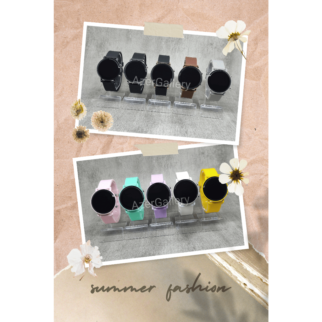 Sale Jam Tangan LED Watch Bulat Jinshengsi Unisex