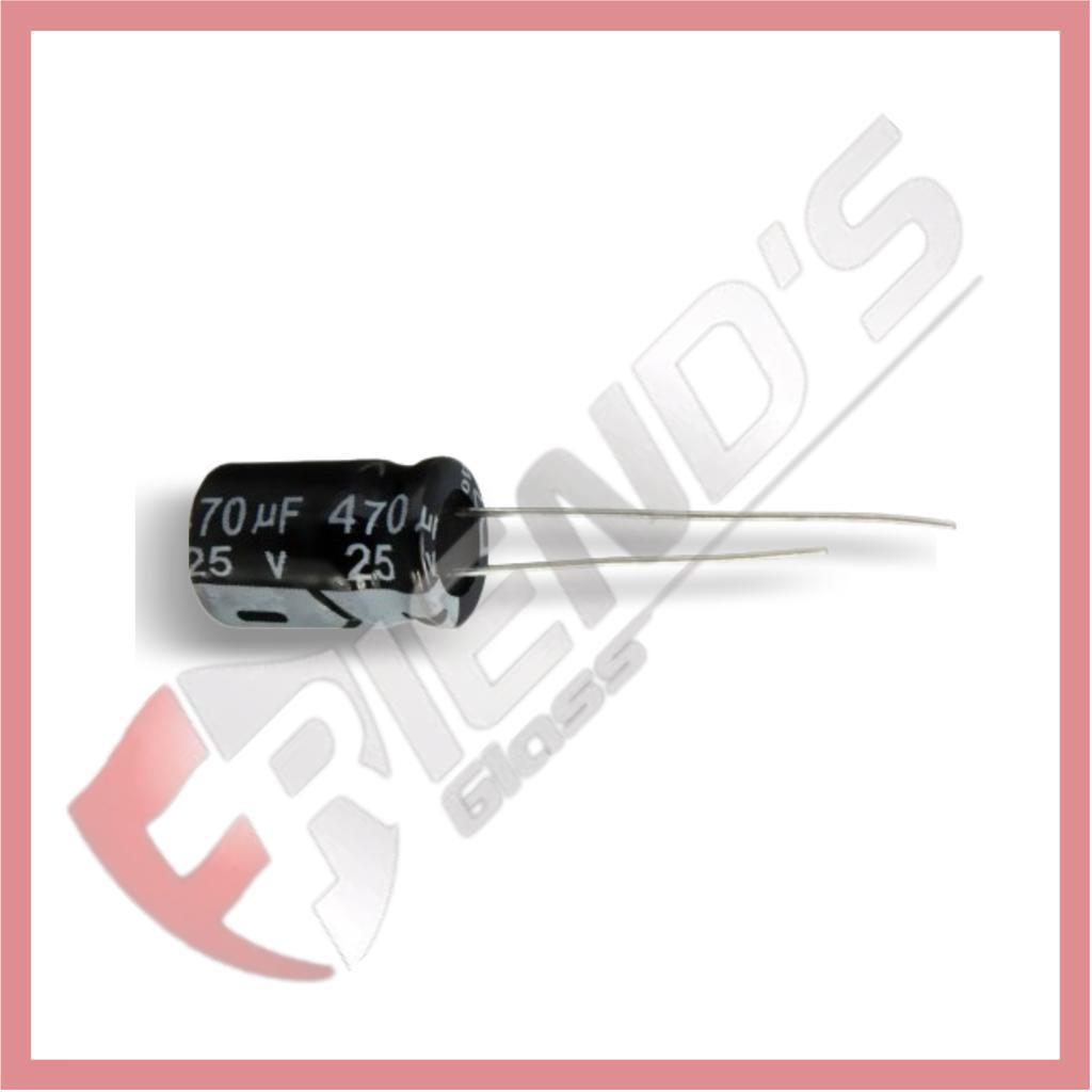 KAPASITOR ELKO 470UF 25V ORI ELCO CAPASITOR 470 UF 25V 1 PCS