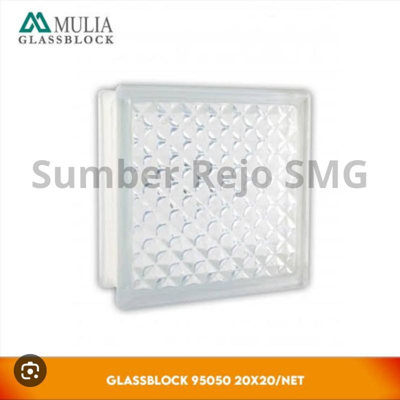 GLASSBLOCK MULIA MOTIF