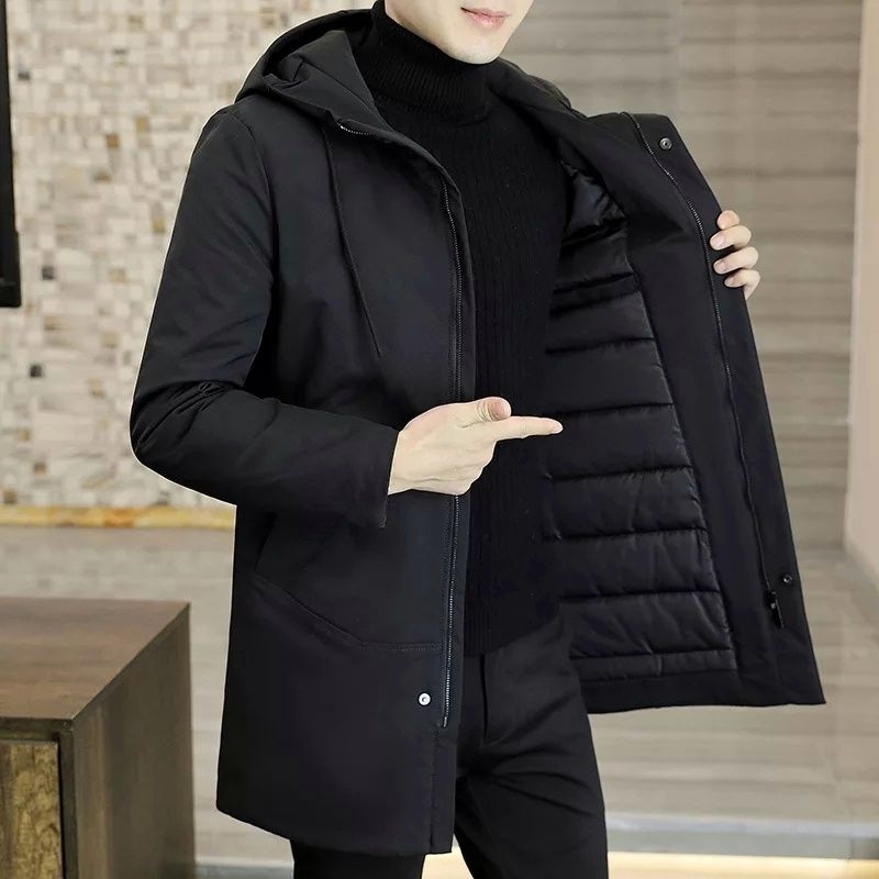 Long coat pria/jaket hangat