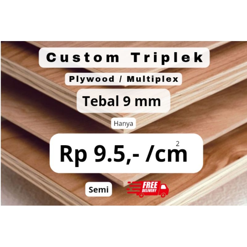 (Custom) TRIPLEK POTONGAN 9mm semi