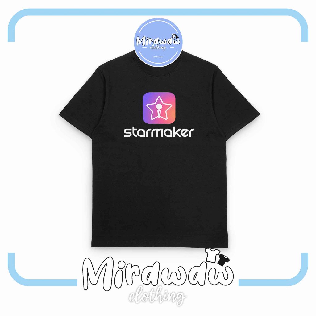Kaos Starmaker Aplikasi Musik Baju Distro