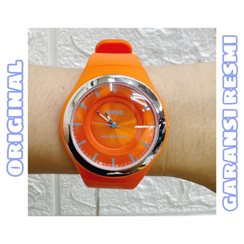 Jam Tangan Lorus - Jam Tangan Original - Orange - Water Resist