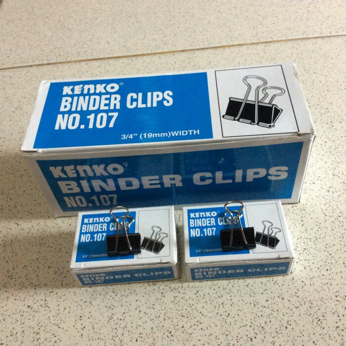 

BINDER CLIP 107 HARGA 1PACK (12 PCS)