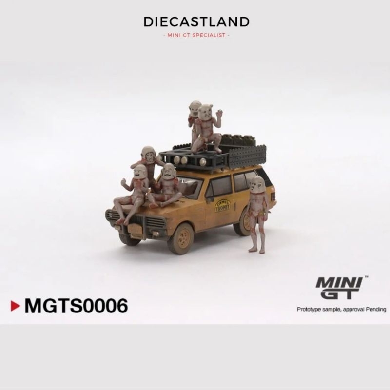 Mini GT #MGTS0006 Range Rover 1982 Camel Trophy Papua New Guinea Set MGTS0006 MiniGT MGT Diecast Min