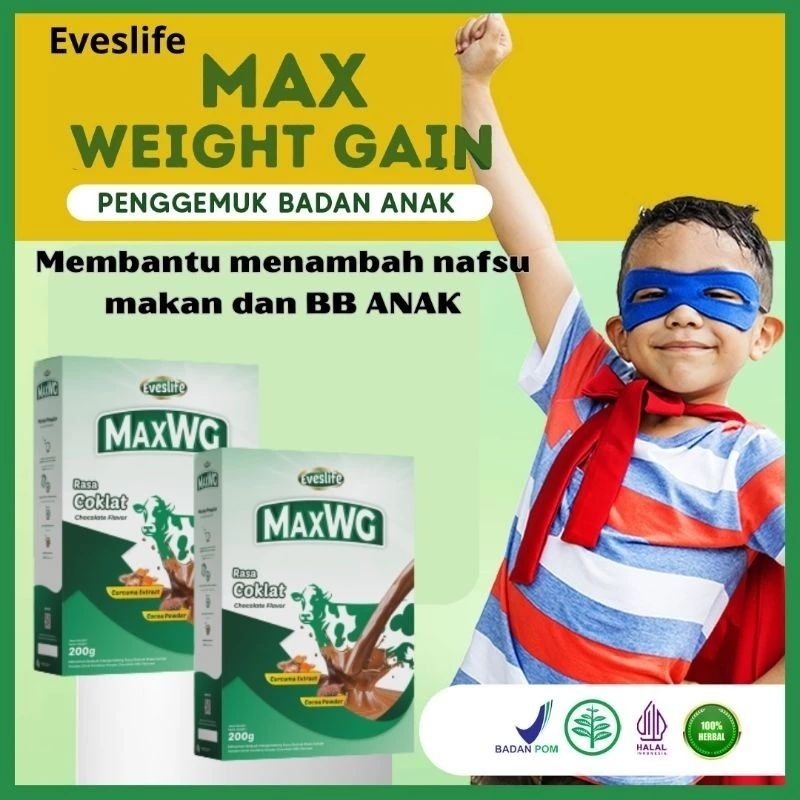 

(200gr) MAX WEIGHT GAIN KIDS SUSU PENGGEMUK BADAN SUSU PENAMBAH BERAT BADAN