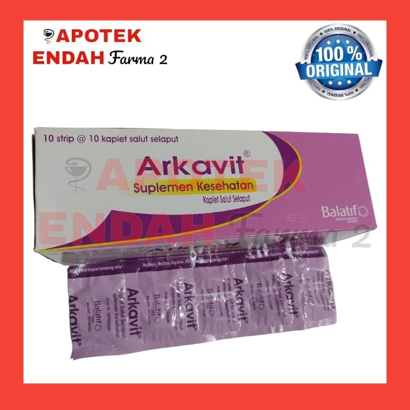 ARKAVIT TABLET PERBOX vitamin dewasa