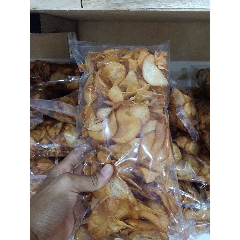 

Keripik Singkong pedas gurih