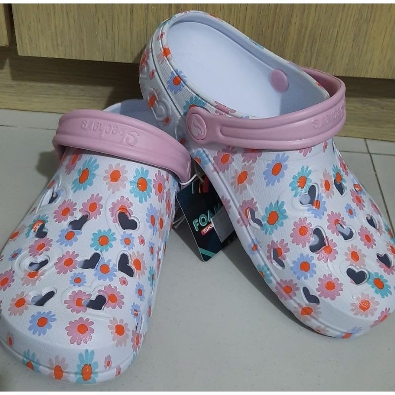 SALE ORIGINAL Skechers Sepatu Sandal Slop Flat Anak Cewek 33-36 No Second