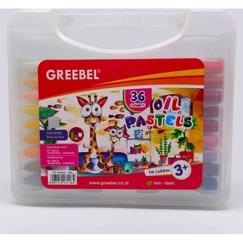 

Greebel Oil Pastels PP - 36 C ( 36 Warna )