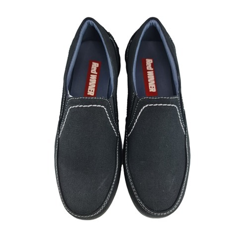 SEPATU SLIP ON PRIA - SEPATU CASUAL PRIA KEREN - SEPATU PANTOFEL PRIA - SEPATU KERJA PRIA - SLOP CASUAL SLIP ON PRIA WINNER TRENDY 206 WARNA HITAM SIZE 39 - 43