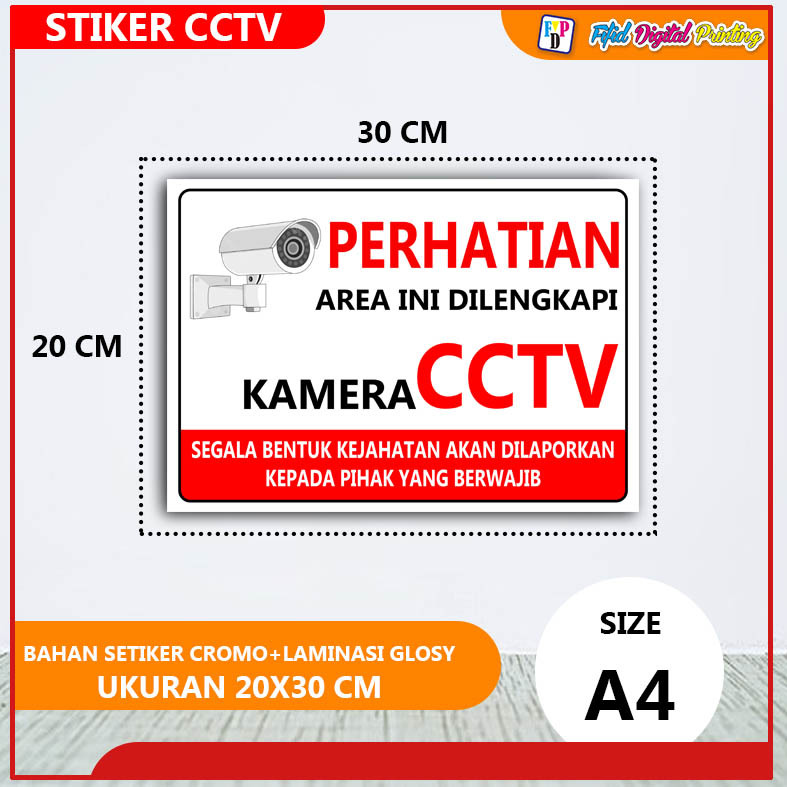 

Setiker cctv setiker awas area ini di lengkapi cctv 24 jam